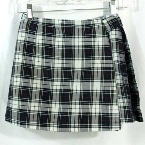 Flynn & O'Hara Other - Flynn & OHara Girls Plaid Tartan Wrap Mini Skirt Skort Shorts School Uniform 8